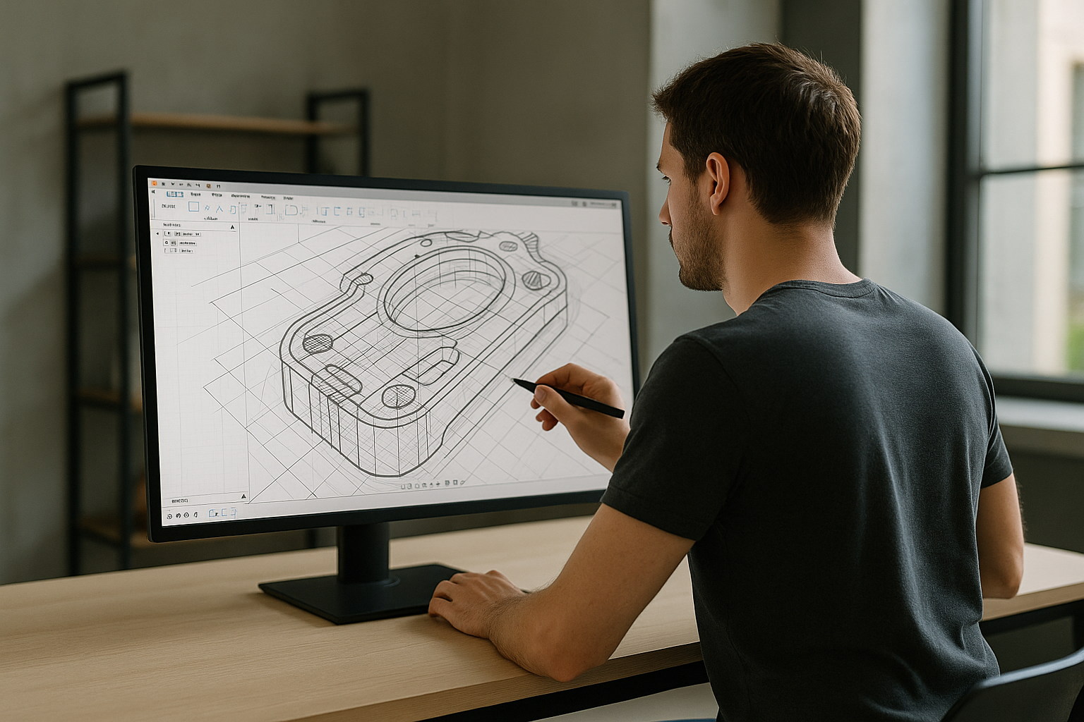 Equipo diseñando prototipos 3D